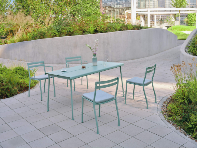 Outdoor-Tisch eckig - 4